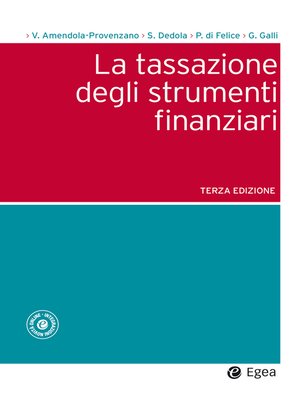 cover image of La tassazione degli strumenti finanziari--III edizione